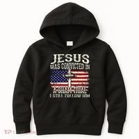 Jesus Was Convicted In A Sham Trial I Still Follow Him Kids Hoodie thumb 0
