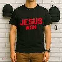 Jesus Won Christ Jesus Christian T-Shirt thumb 6
