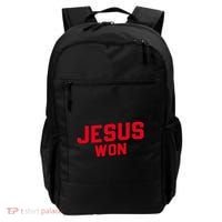 Jesus Won Christ Jesus Christian Backpack thumb 0