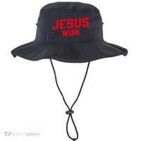 Jesus Won Christ Jesus Christian Bucket Hat thumb 0