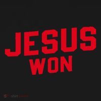 Jesus Won Christ Jesus Christian Mousepad thumb 1