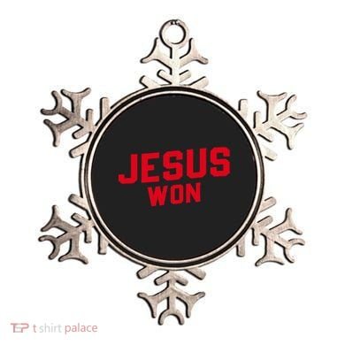 Jesus Won Christ Jesus Christian Ornament