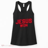 Jesus Won Christ Jesus Christian Women's Tank Top thumb 0