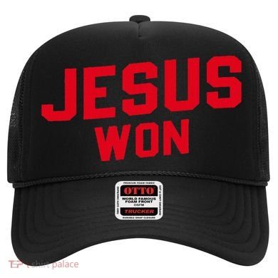 Jesus Won Christ Jesus Christian Hat