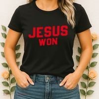 Jesus Won Christ Jesus Christian Women's T-Shirt thumb 2