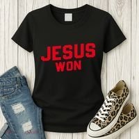 Jesus Won Christ Jesus Christian Women's T-Shirt thumb 3
