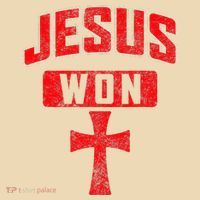 Jesus Won Cross Jesus Christian Faith Religious Tote Bag thumb 4