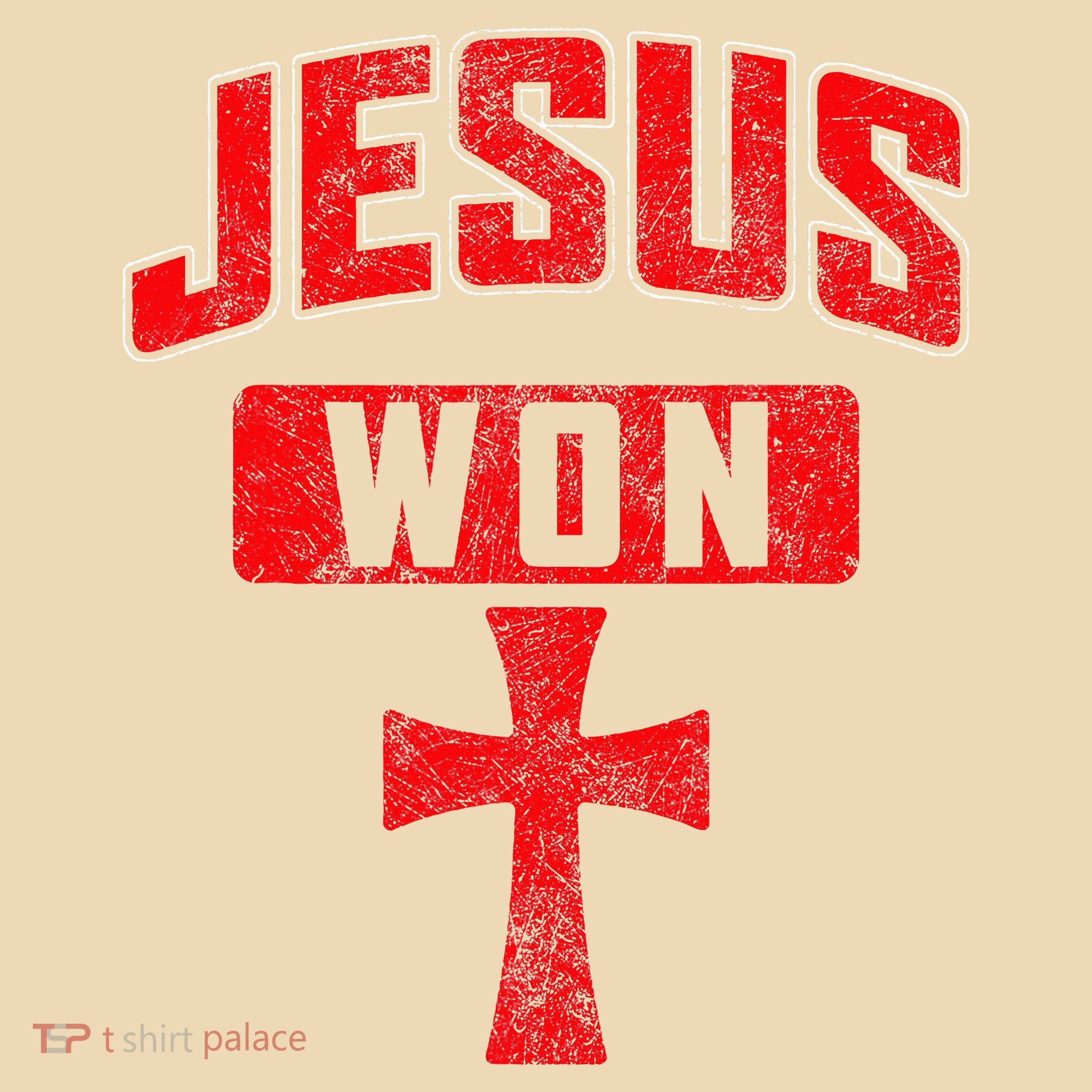 Jesus Won Cross Jesus Christian Faith Religious Tote Bag