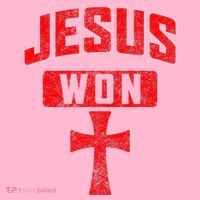 Jesus Won Cross Jesus Christian Faith Religious T-Shirt thumb 7