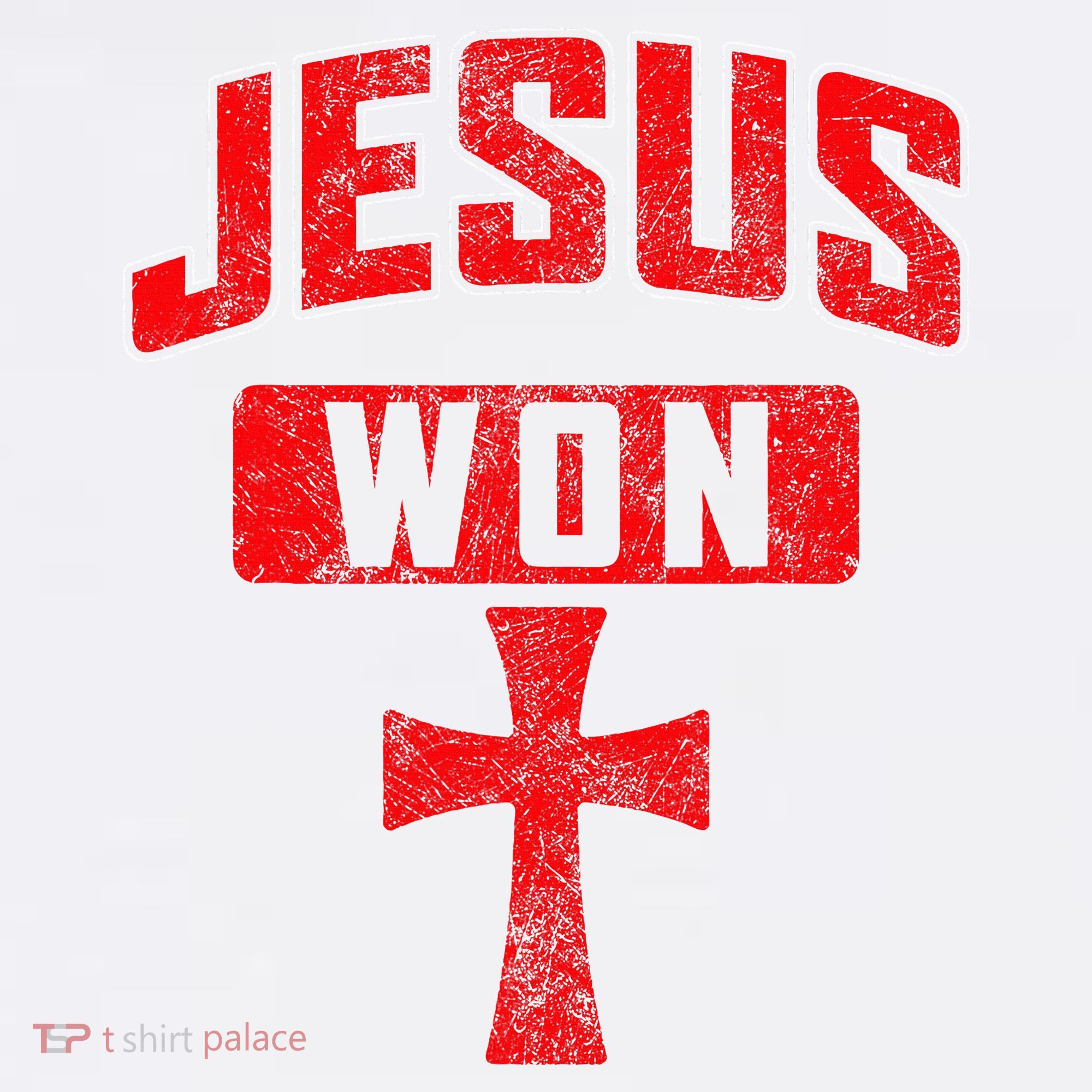 Jesus Won Cross Jesus Christian Faith Religious Polo