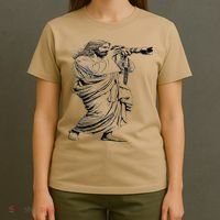 Jesus With Camera Photographer Photography Christian Faith T-Shirt thumb 4