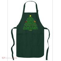 Jesus Wonderful Counselor Bible Verse Jesus Christmas Tree Jesus Star Apron thumb 0