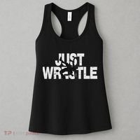 Just Wrestle Funny Wrestling Wrestler Women Women's Tank Top thumb 3