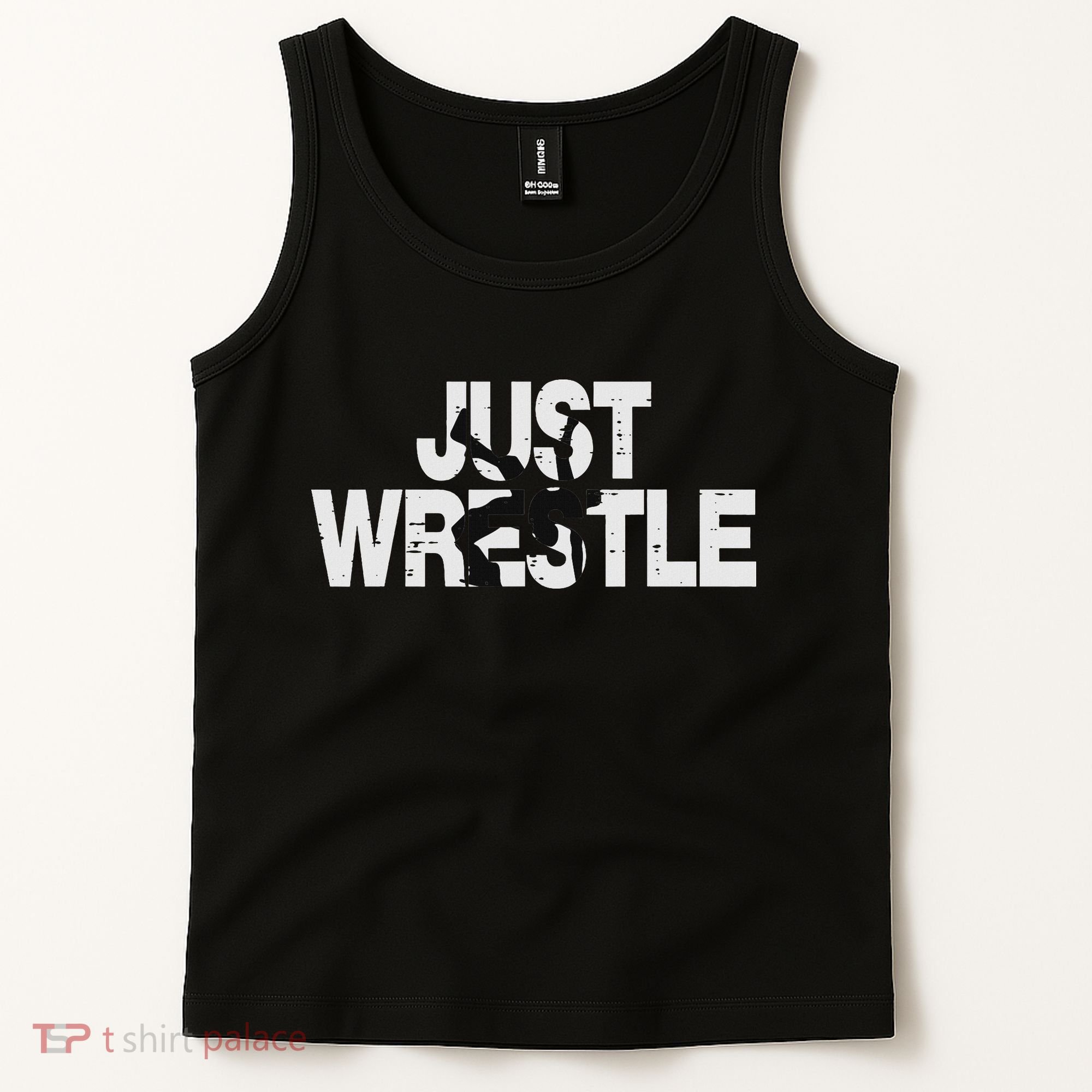 Just Wrestle Funny Wrestling Wrestler Women Tank Top