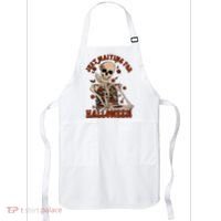 Just Waiting For Halloween Skeleton Fall Spooky Apron thumb 0