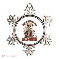 Just Waiting For Halloween Skeleton Fall Spooky Ornament thumb 0