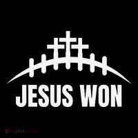 Jesus Won Football Crosses Salvation Testimony Christian Coffee Mug thumb 5