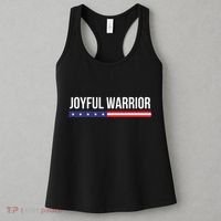 Joyful Warrior Funny Retro Inspired Quote Saying Gifts Women's Tank Top thumb 3