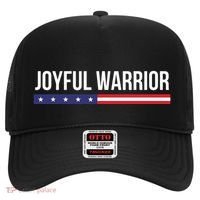 Joyful Warrior Funny Retro Inspired Quote Saying Gifts Hat thumb 0