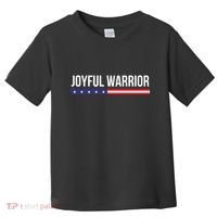 Joyful Warrior Funny Retro Inspired Quote Saying Gifts Toddler T-Shirt thumb 0