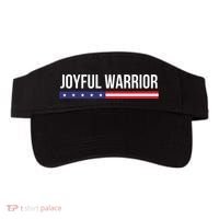 Joyful Warrior Funny Retro Inspired Quote Saying Gifts Visor thumb 0