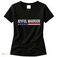 Joyful Warrior Funny Retro Inspired Quote Saying Gifts Women's T-Shirt thumb 0