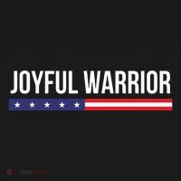 Joyful Warrior Funny Retro Inspired Quote Saying Gifts Women's T-Shirt thumb 6
