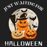 Just Waiting For Halloween Pumpkins Beanie thumb 2