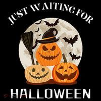 Just Waiting For Halloween Pumpkins Women's Hoodie thumb 2