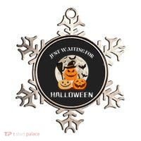 Just Waiting For Halloween Pumpkins Ornament thumb 0