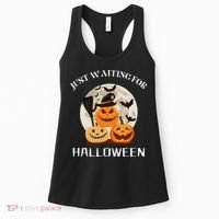 Just Waiting For Halloween Pumpkins Women's Tank Top thumb 0
