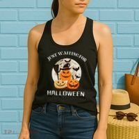 Just Waiting For Halloween Pumpkins Women's Tank Top thumb 2