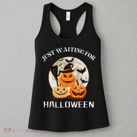 Just Waiting For Halloween Pumpkins Women's Tank Top thumb 3