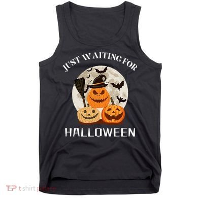 Just Waiting For Halloween Pumpkins Tank Top