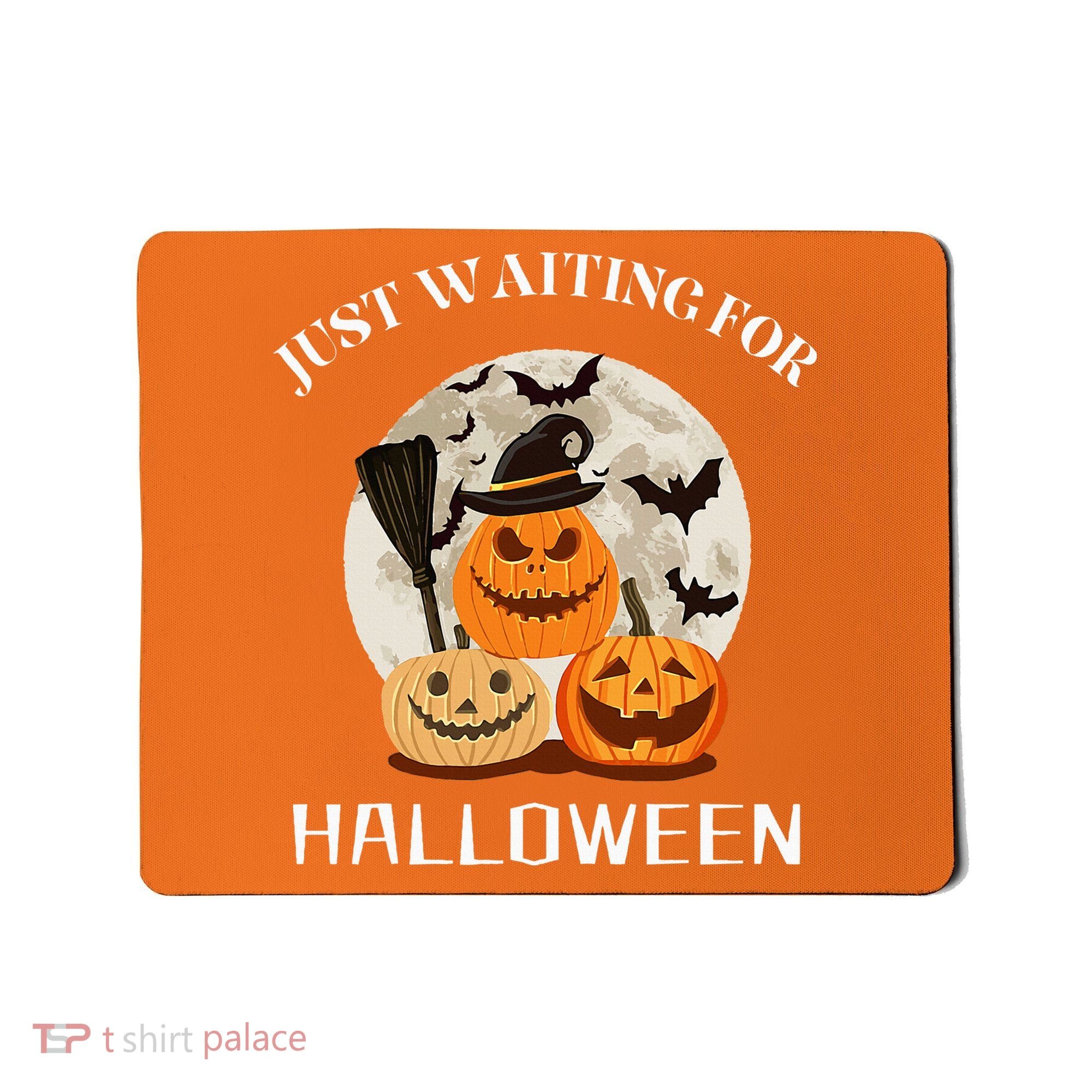Just Waiting For Halloween Pumpkins Mousepad