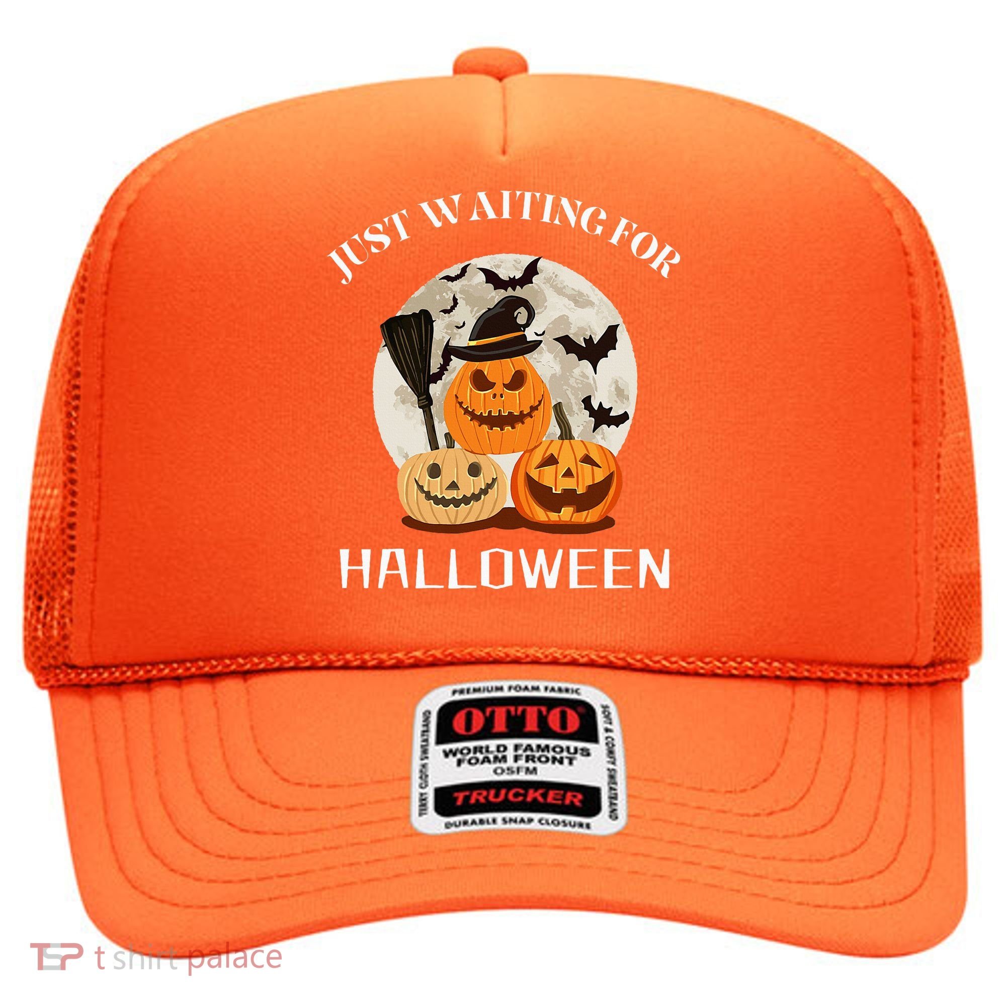 Just Waiting For Halloween Pumpkins Hat