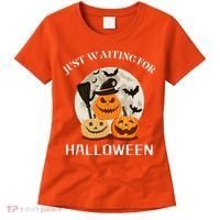 Just Waiting For Halloween Pumpkins Women's T-Shirt thumb 0