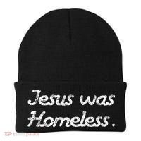 Jesus Was Homeless Beanie thumb 0