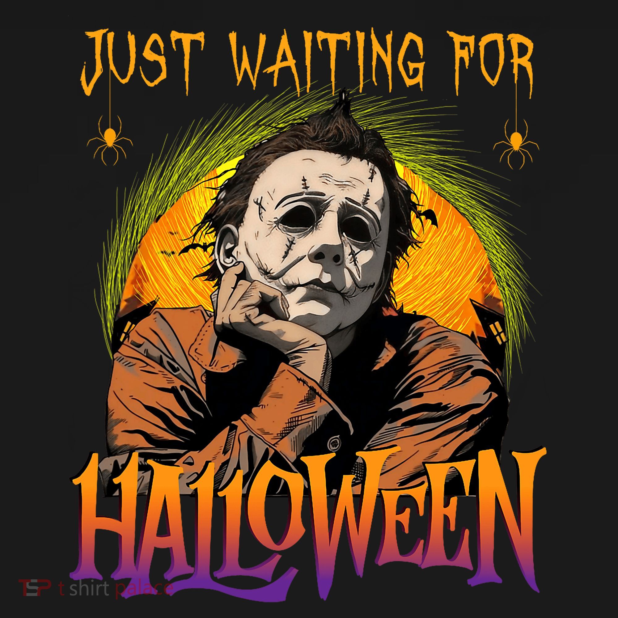 Just Waiting Halloween Horror Character Scary Movie Sweatshirt