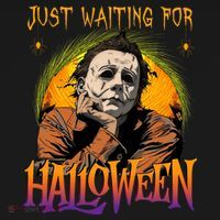 Just Waiting Halloween Horror Character Scary Movie Ornament thumb 1