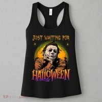 Just Waiting Halloween Horror Character Scary Movie Women's Tank Top thumb 3