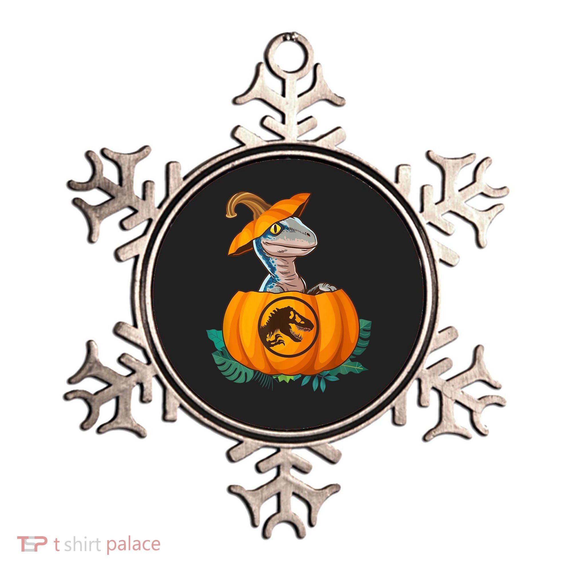 Jurassic World Halloween Dinosaur Pumpkin Logo Ornament