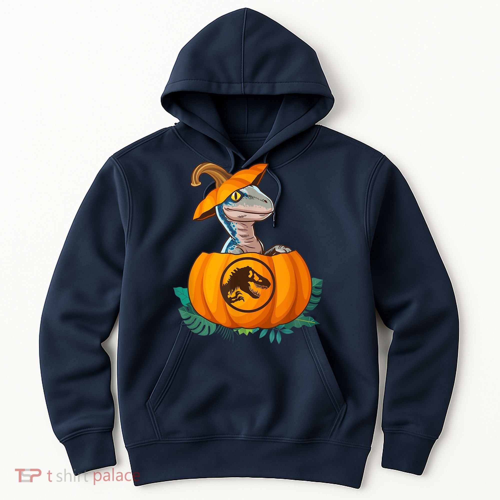 Jurassic World Halloween Dinosaur Pumpkin Logo Hoodie