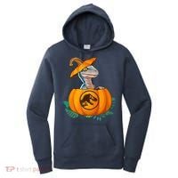 Jurassic World Halloween Dinosaur Pumpkin Logo Women's Hoodie thumb 0