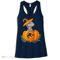 Jurassic World Halloween Dinosaur Pumpkin Logo Women's Tank Top thumb 0
