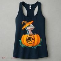 Jurassic World Halloween Dinosaur Pumpkin Logo Women's Tank Top thumb 3
