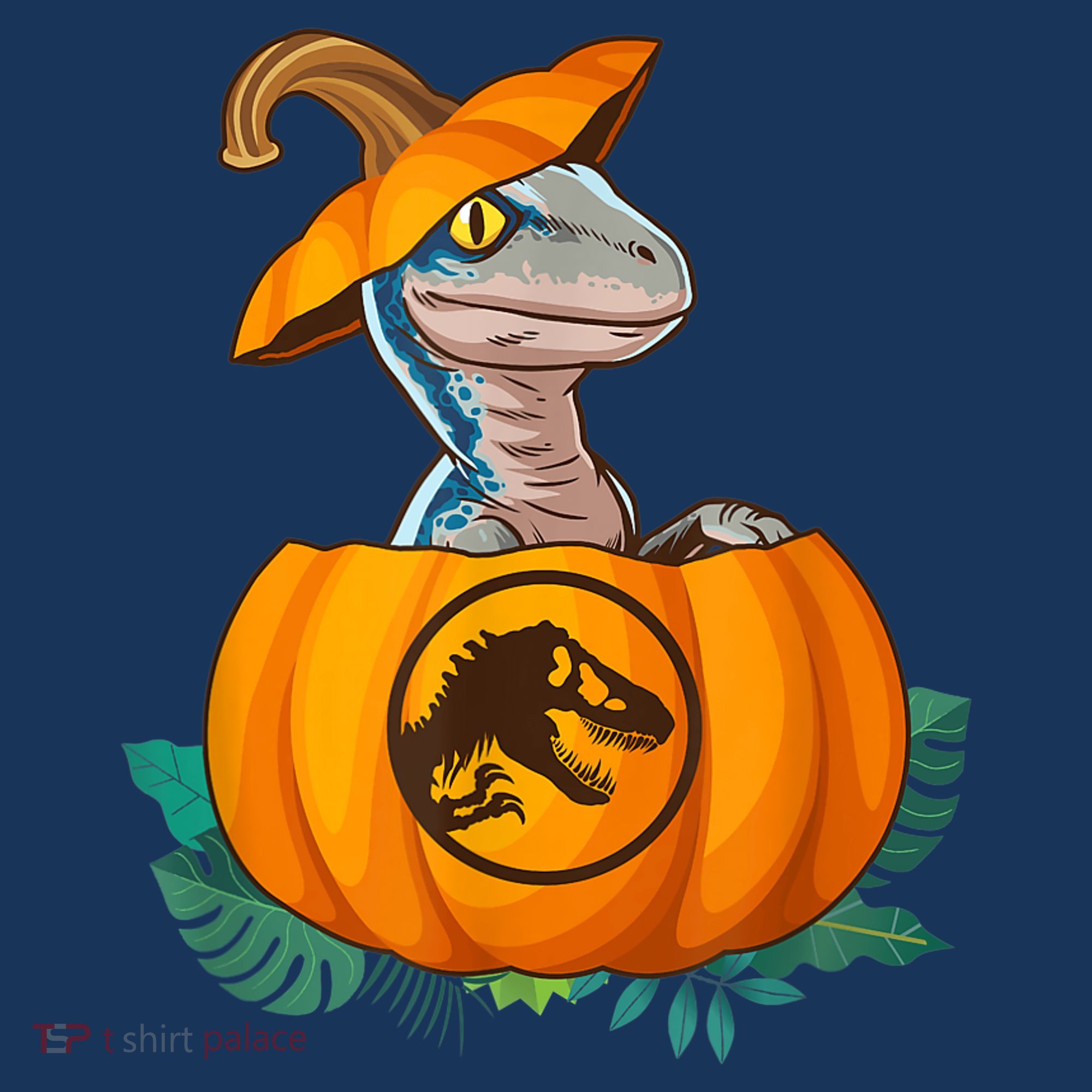 Jurassic World Halloween Dinosaur Pumpkin Logo Women's Tank Top