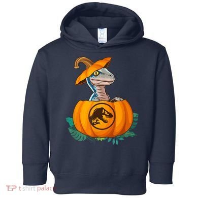 Jurassic World Halloween Dinosaur Pumpkin Logo Toddler Hoodie
