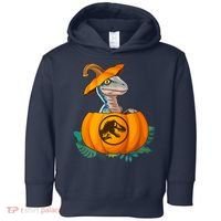 Jurassic World Halloween Dinosaur Pumpkin Logo Toddler Hoodie thumb 0