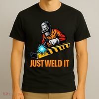 Just Weld It Welder Lover Welder Tradesperson Job Lover T-Shirt thumb 3